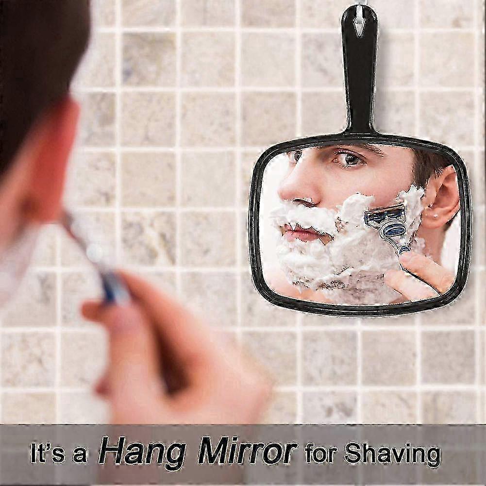 Handheld Makeup Mirror with Handle for Barber Hairdressing 25-26