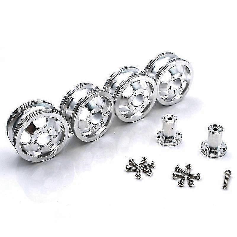 Metal Shock-Proof Wheel Hub Rim Upgrade for RC Trucks B1, B16, B24, B36, C14, C24 1/16 Scale