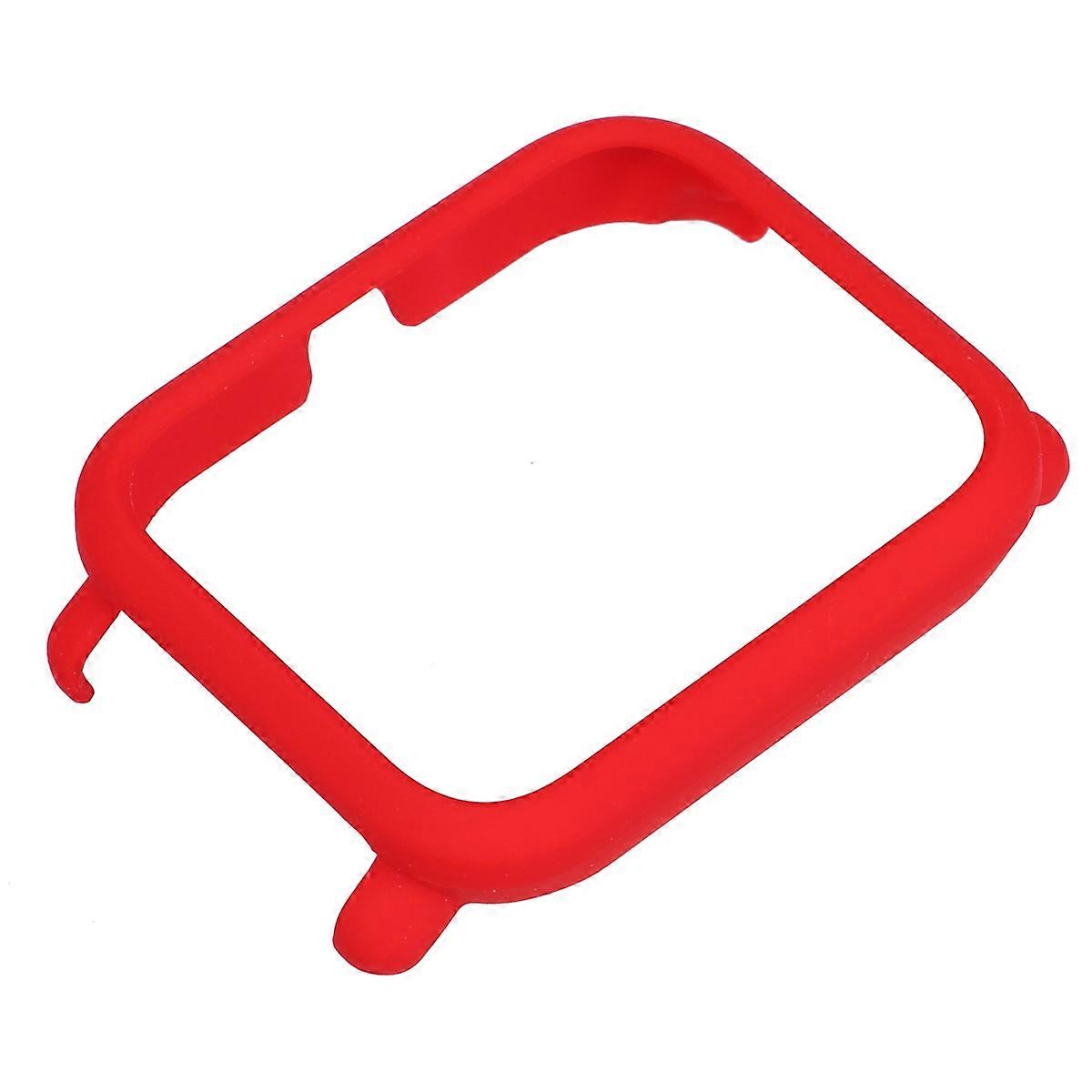 Watch Cover Durable Pc Shell Protective Frame for Watch Protection Red