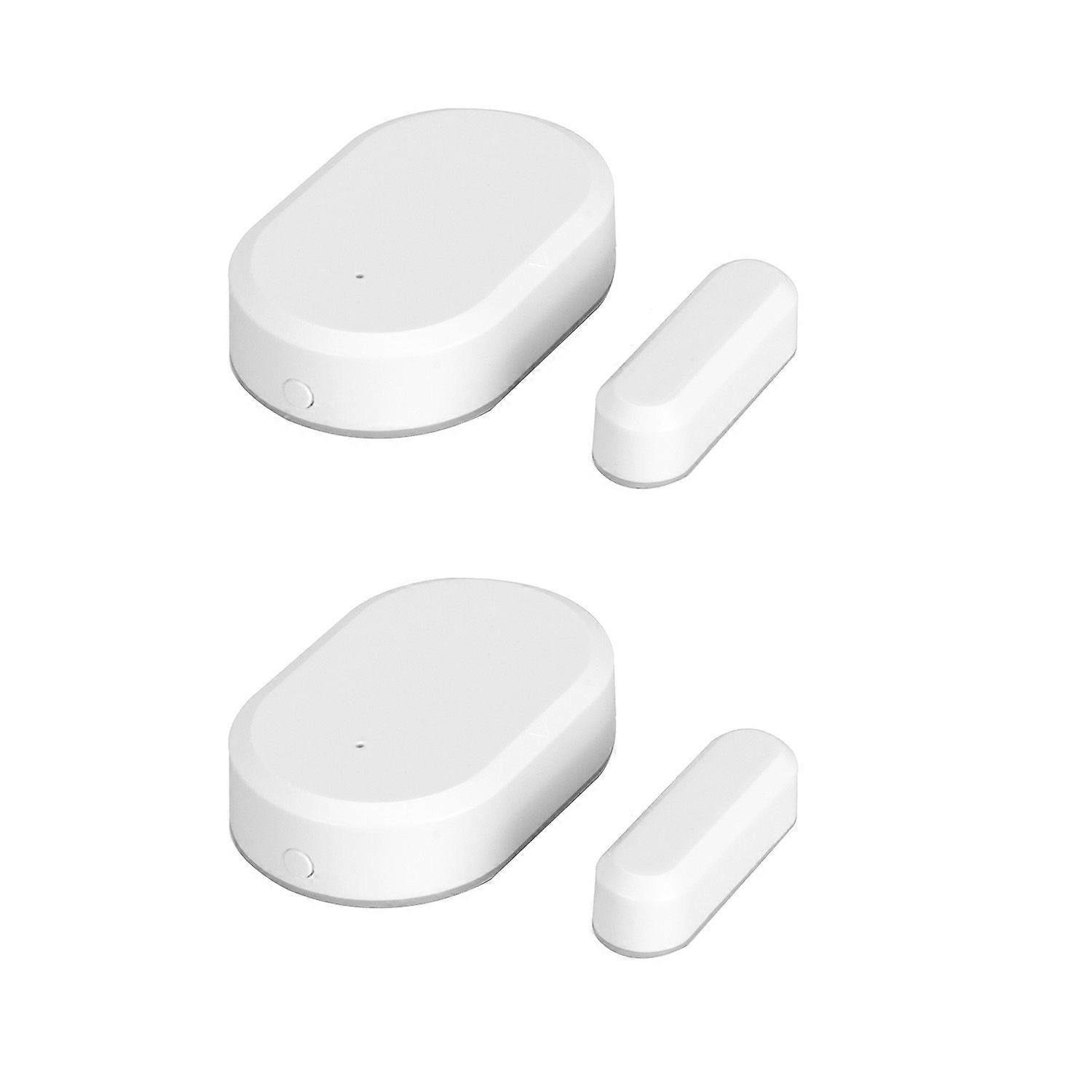 Tuya Zigbee 3.0 Smart Contact Detectors Security Gate Door Window Sensor  ducer Smart Life Home(2PCS)