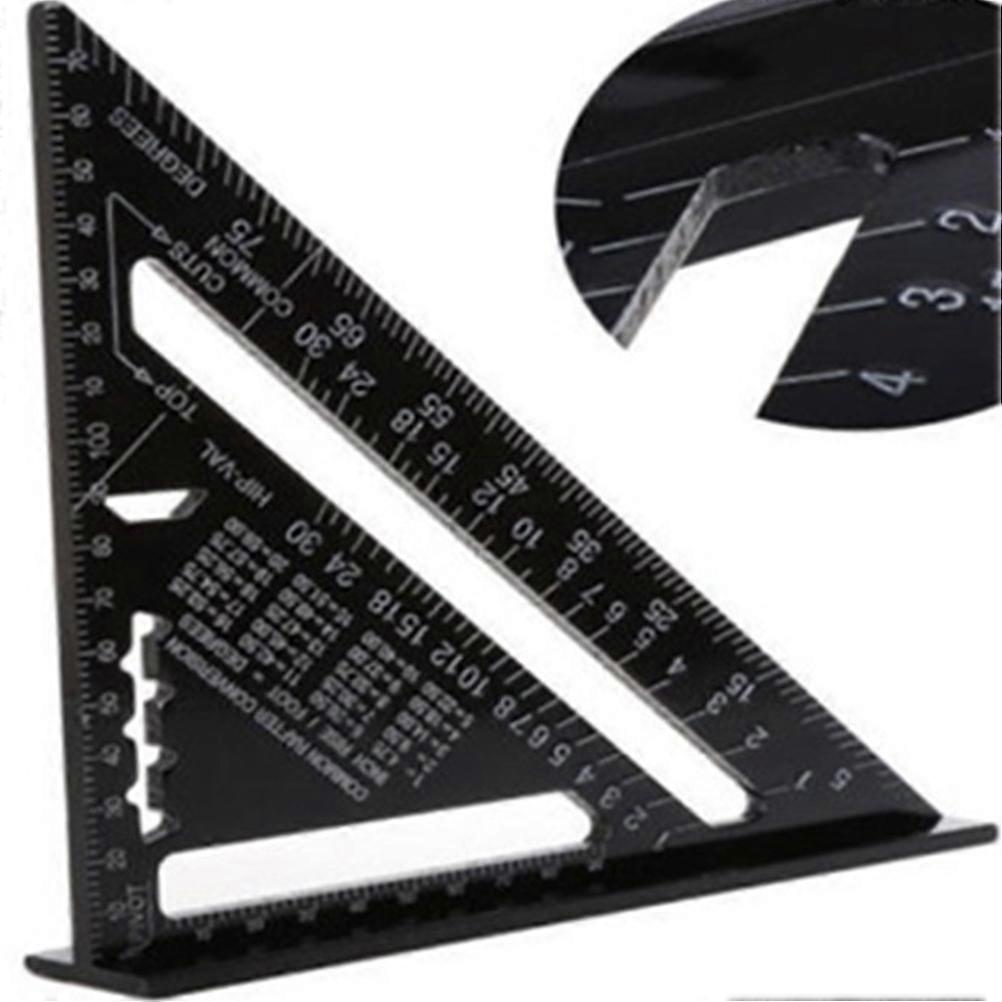 Triangle Ruler 7 Inches Oxidized Triangular Plate for Measuring Multifunctional Ruler Set