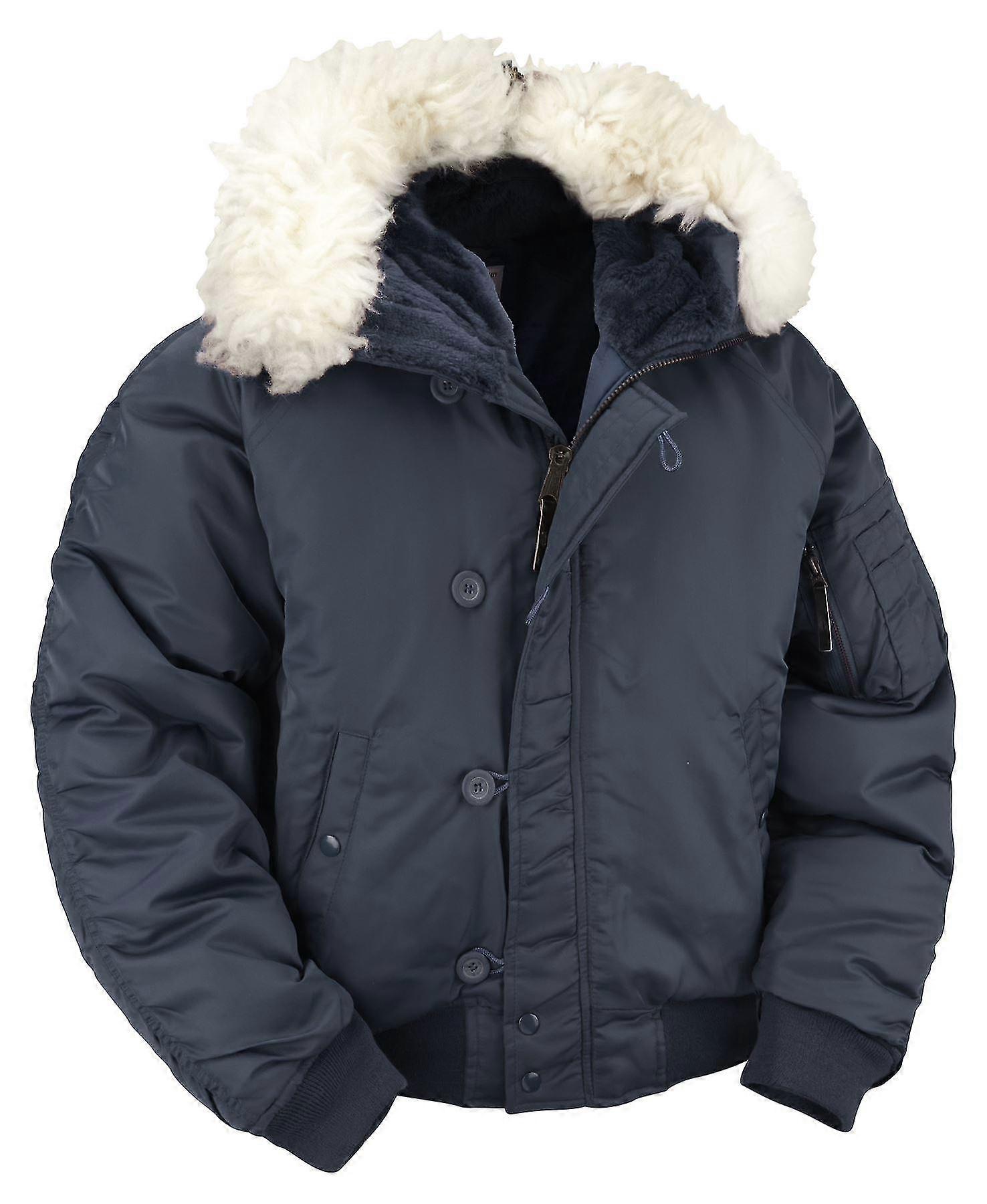 Army Military N2B Snorkel Bomber Flight Jacket