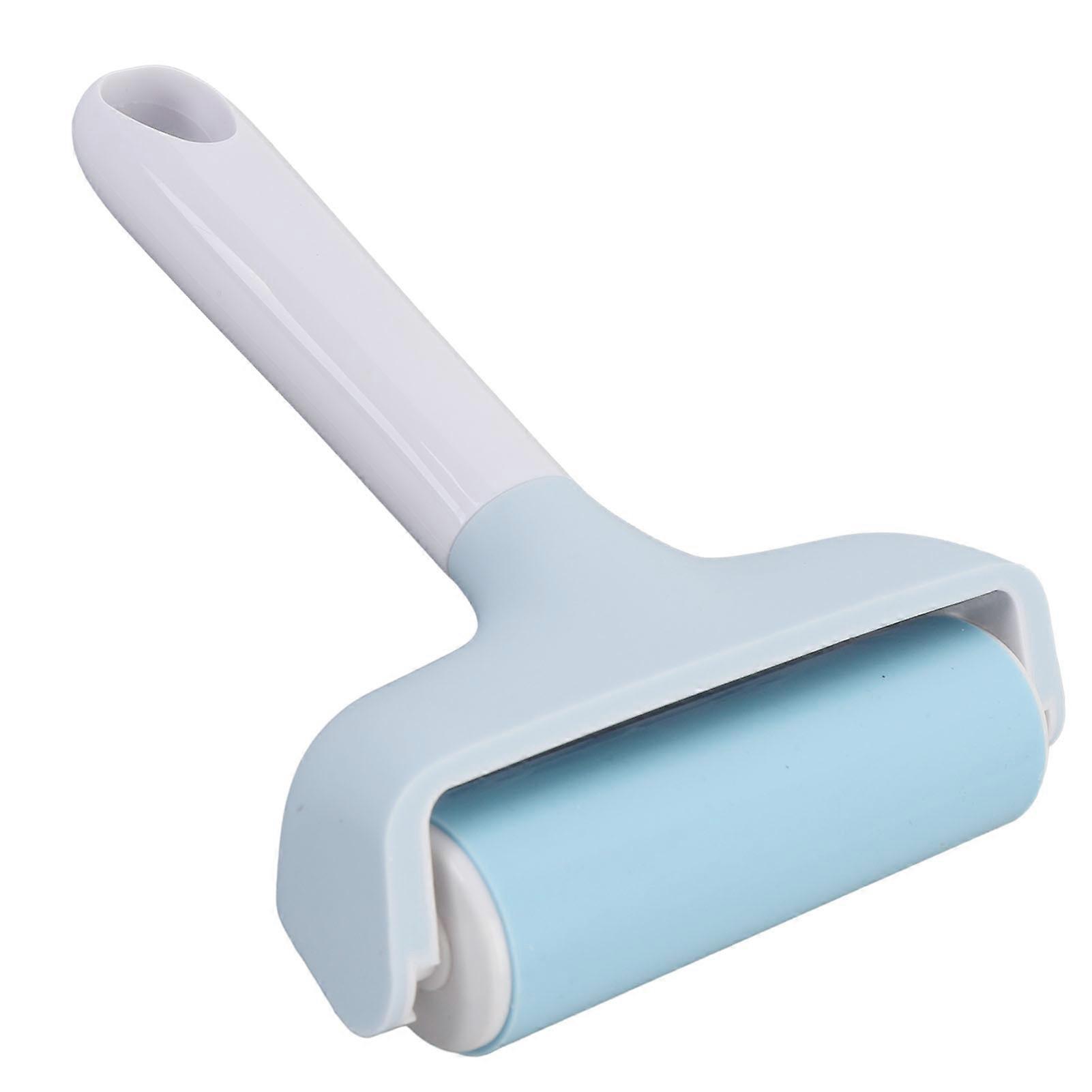 Rubber Roller Sky Blue Multi Purpose Roller for Art Crafts Printmaking Gluing Application 