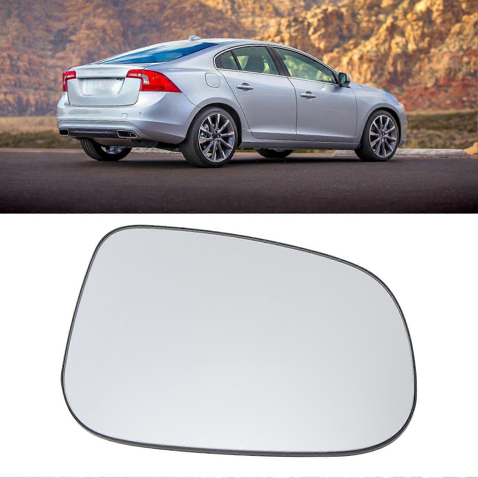 Right Side Mirror Glass with Heating 3001 846 Exterior Rearview Mirror Glass for S60 S80 C70 MK II V70 MK III 