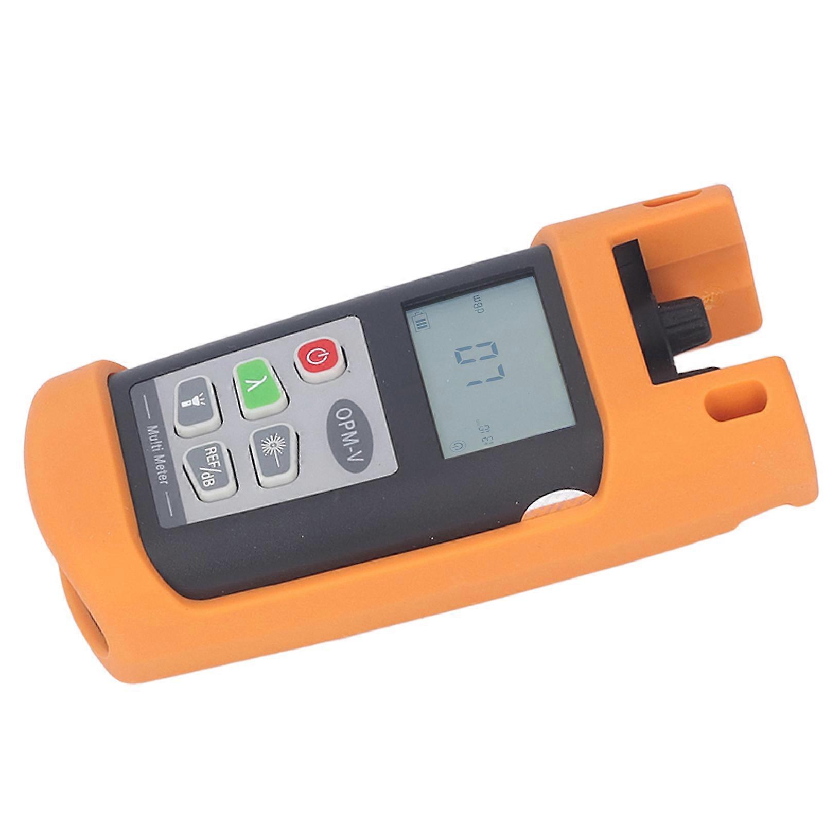 Fiber Optical Power Meter with Visual Fault Locator ‑70 to +6 DBm High Accuracy Professional Mini Fiber Light Attenuation Tester 