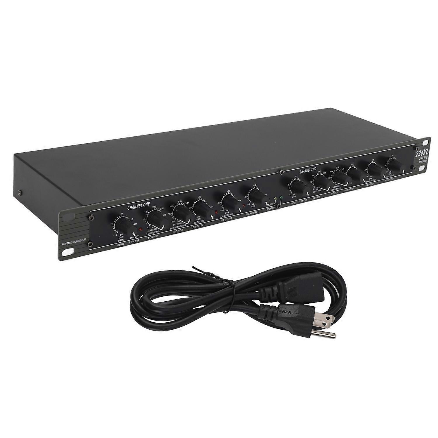 234XL Crossover Professional Stereo 2/3 Way Mono 4 Way Crossover for Outdoor Stage Performance