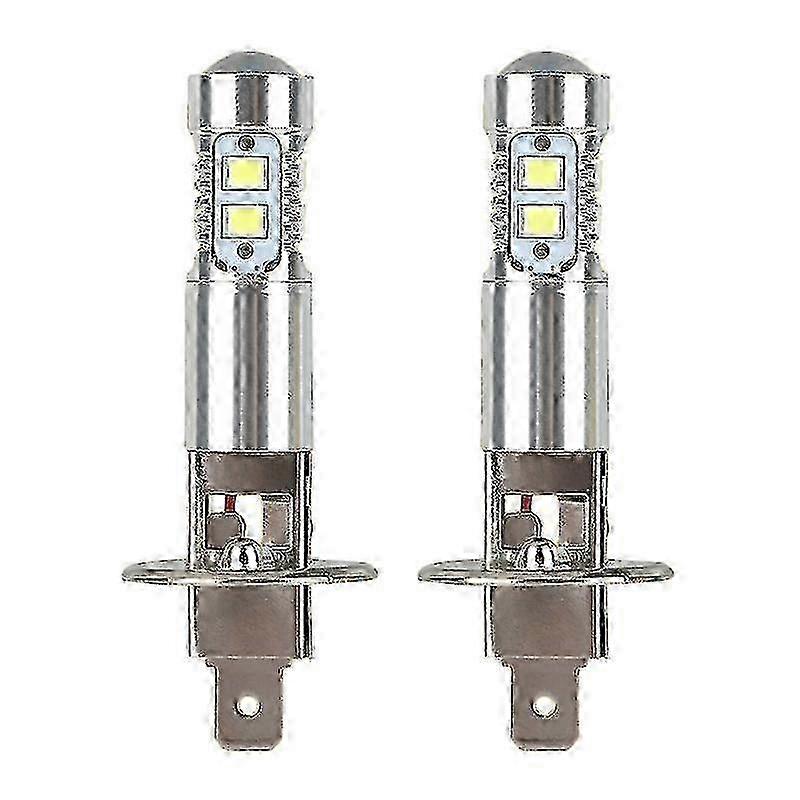 2-Pack H1 LED Headlight Bulbs 100W 6000K Fog Light for Car Headlamp Replacement Edition 0816