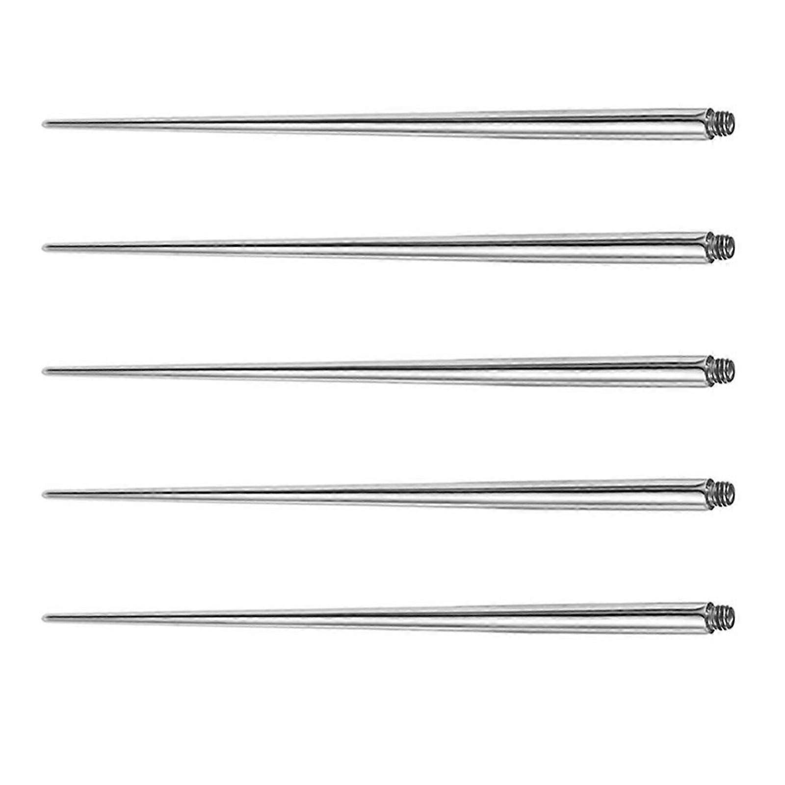 Surgical Steel Body Jewelry Applicator Set With 16G 18G Threadless Insertion Needle Piercing Tools For Piercing Multicolor
