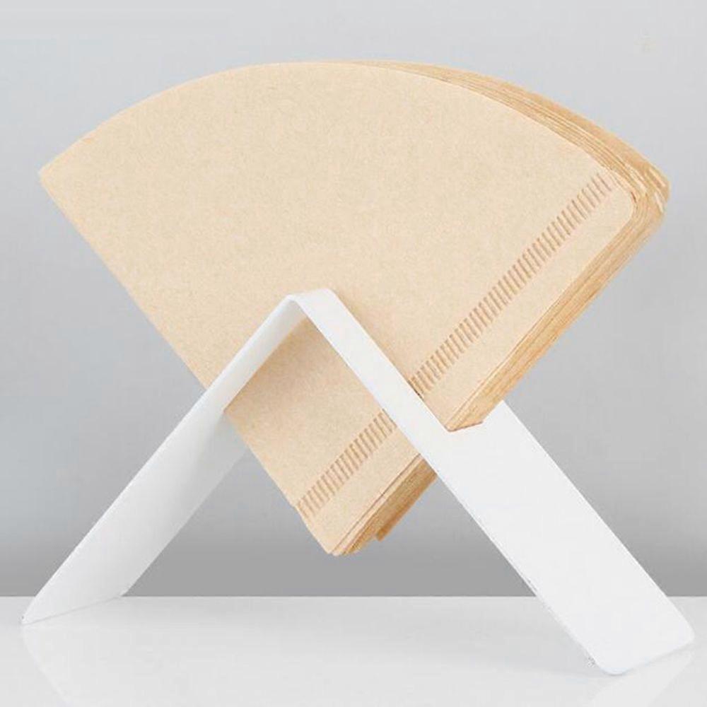 filter holder filter paper filters shelf container holder white