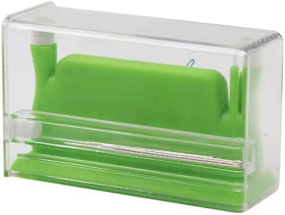 XTHY Desk Needle Threader Automatic Insertion Tool, Double Hole Hand Threader for Sewing Machine DIY Crafts (Green)