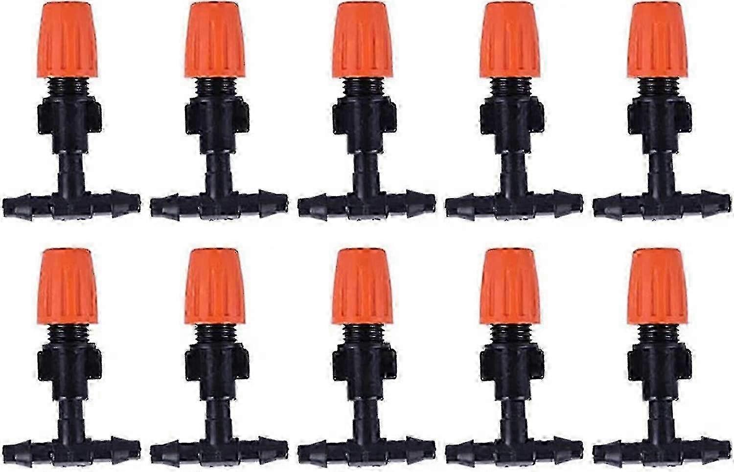10 Misting Nozzles for Drip Irrigation, Sprinkler Head Atomizer Kit (10pcs) Edition 1110