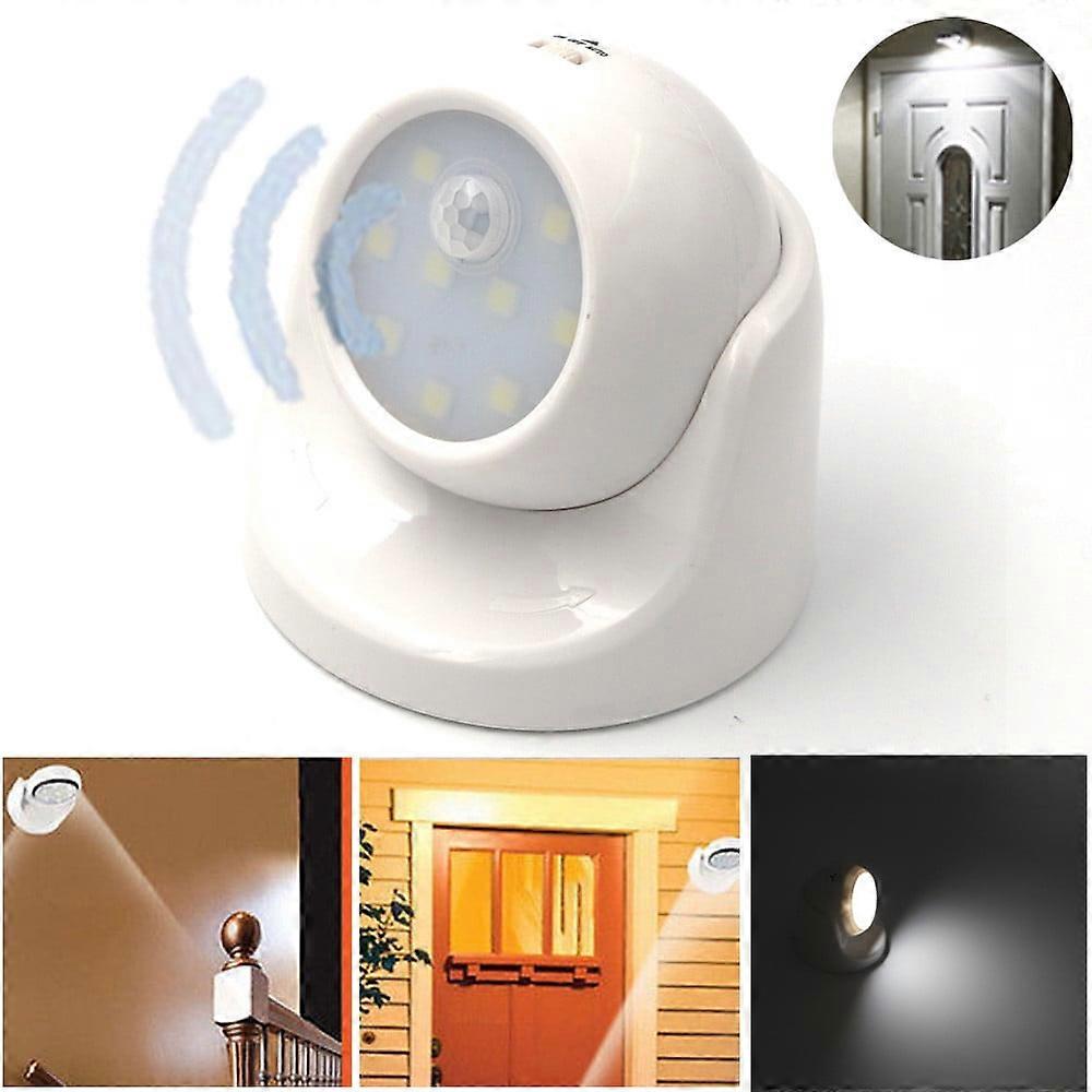 WinysinAdjustable LED Motion Light Activated Sensor Indoor Outdoor Cordless Patio Wall