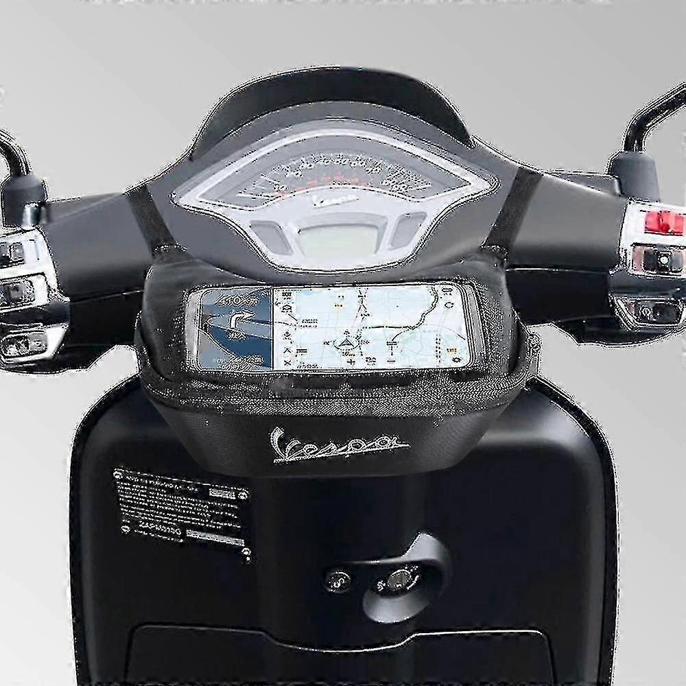 For Vespa Scooter Waterproof Storage Bag Navigation Case GTS GTV LX LXV Sprint Primavera Models