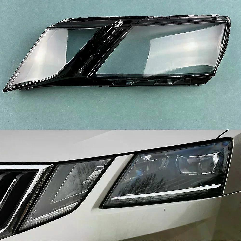 For Skoda Octavia 2018 2019 Headlamp Transparent Cover Headlight Shell Lampshade Case Plexiglass Replace Original Lens