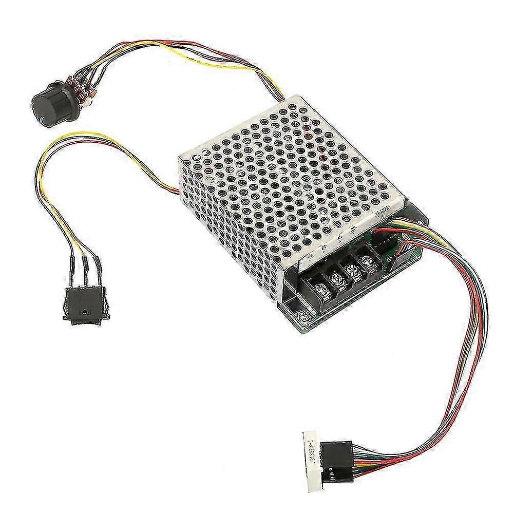 PWM DC Motor Speed Controller 0-100% Adjustable Digital Display 10-50V 40A Reversible f54