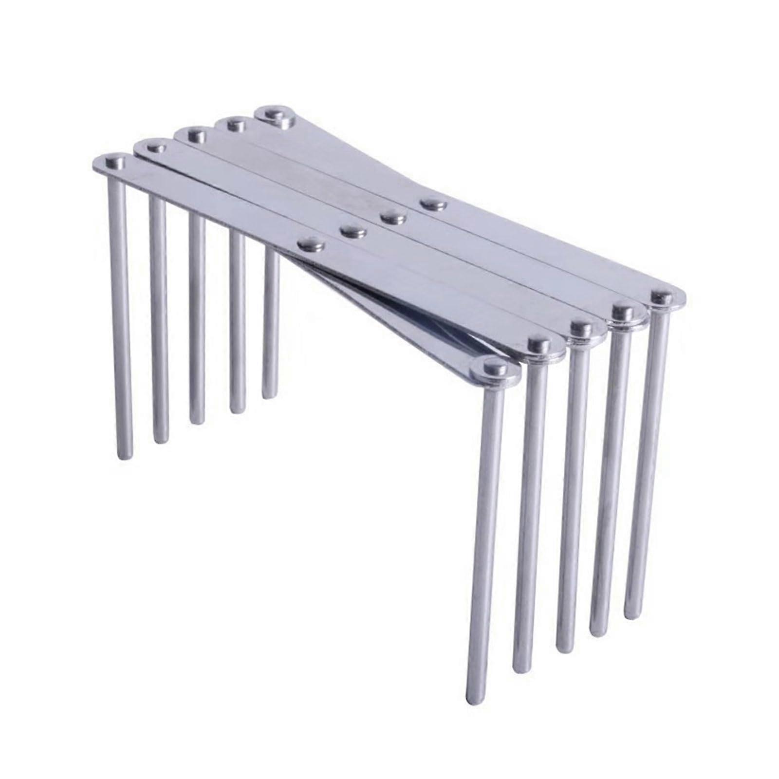 Pan Lid Rack Retractable Foldable Stainless Steel Dish Stand for Kitchen Countertop Storage