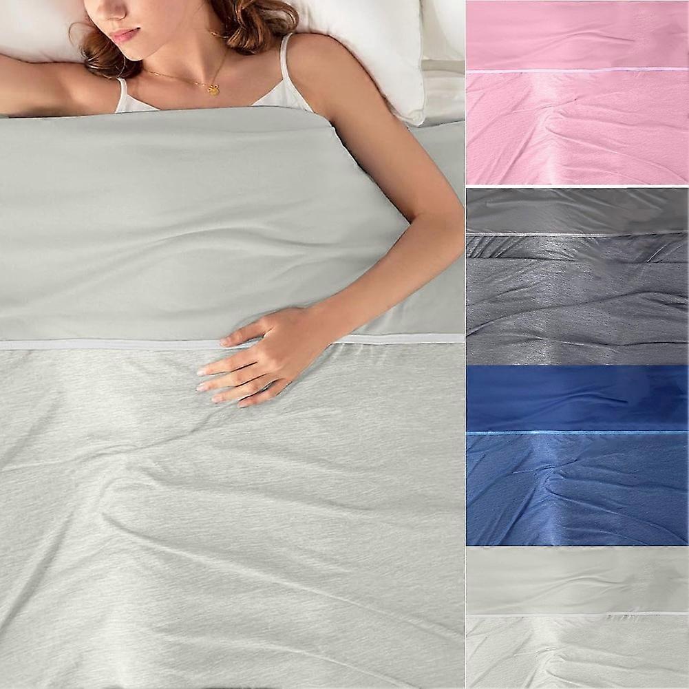 Enhanced Cooling Blanket for Hot Sleepers Lightweight Soft Double Sided Design