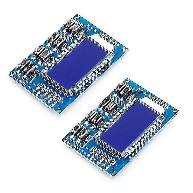 2pcs 3 Channel Pwm Pulse Generator Adjustable Frequency Square Wave Rectangular Wave Signal Generat