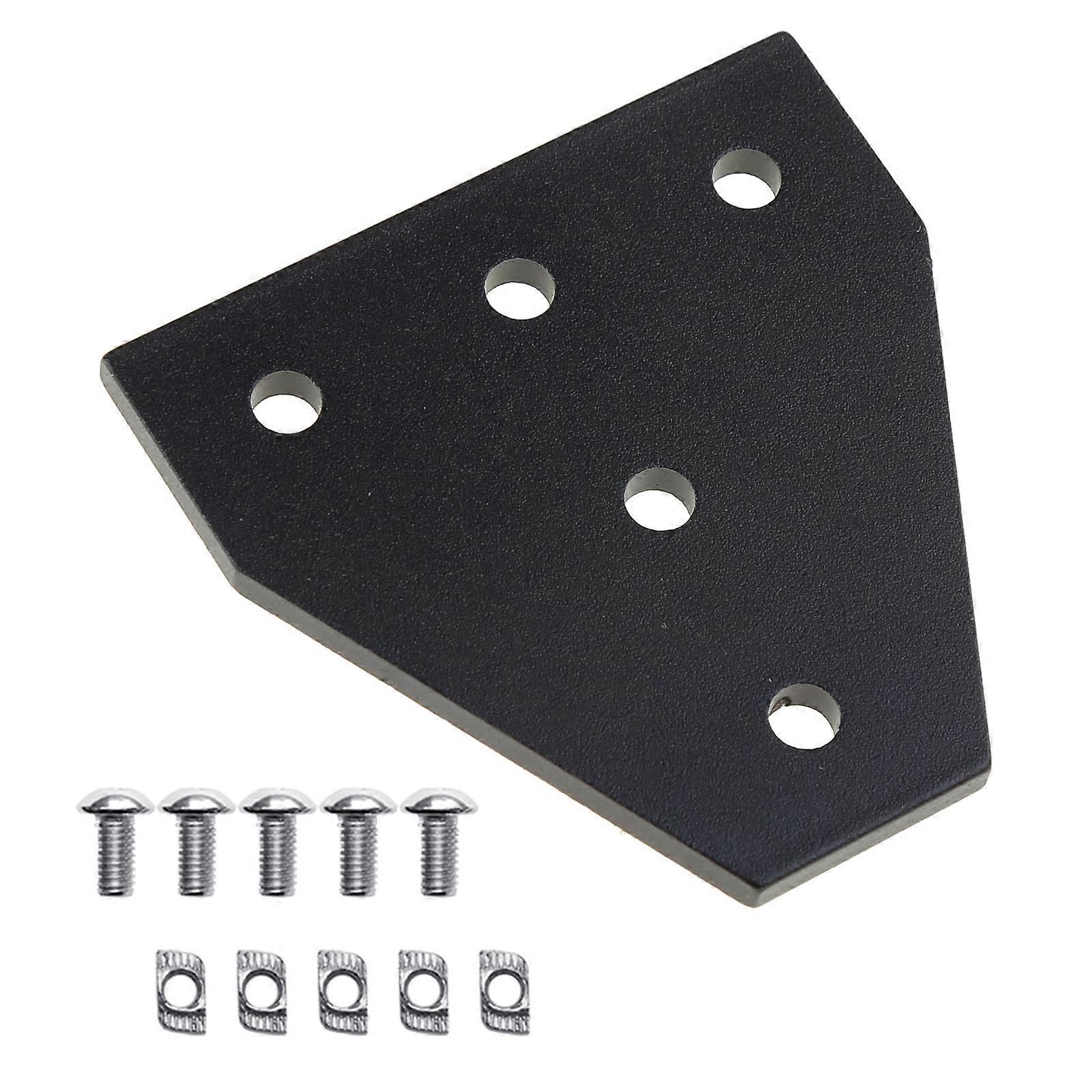 5 Holes 90 Degree Joint Board Plate For 2020 3030 4040 Aluminum Profile Corner Angle Bracket T/L Connection Joint Strip Multicolor