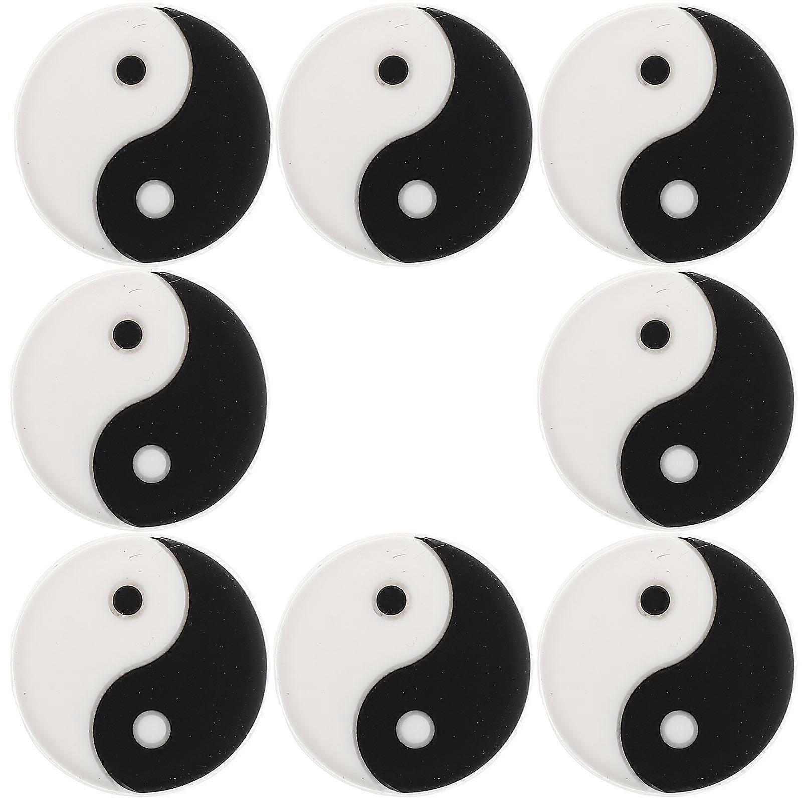 8 قطع مضرب التنس مخمدات سيليكون مضرب التنس ممتص الصدمة لوازم مضرب التنس