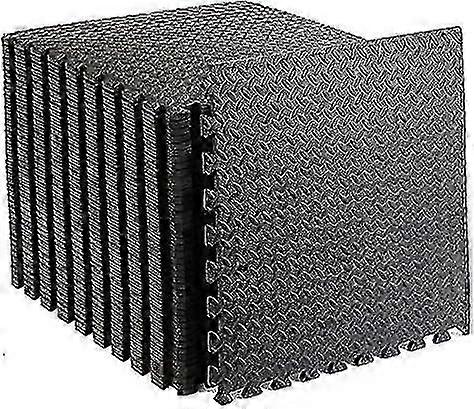 10pcs Exercise Mat Gym Mat Extra Thick Interlocking Foam Floor Mats Large Gym Floor Exercise Mats Gym Flooring Soft Floor Mat f74