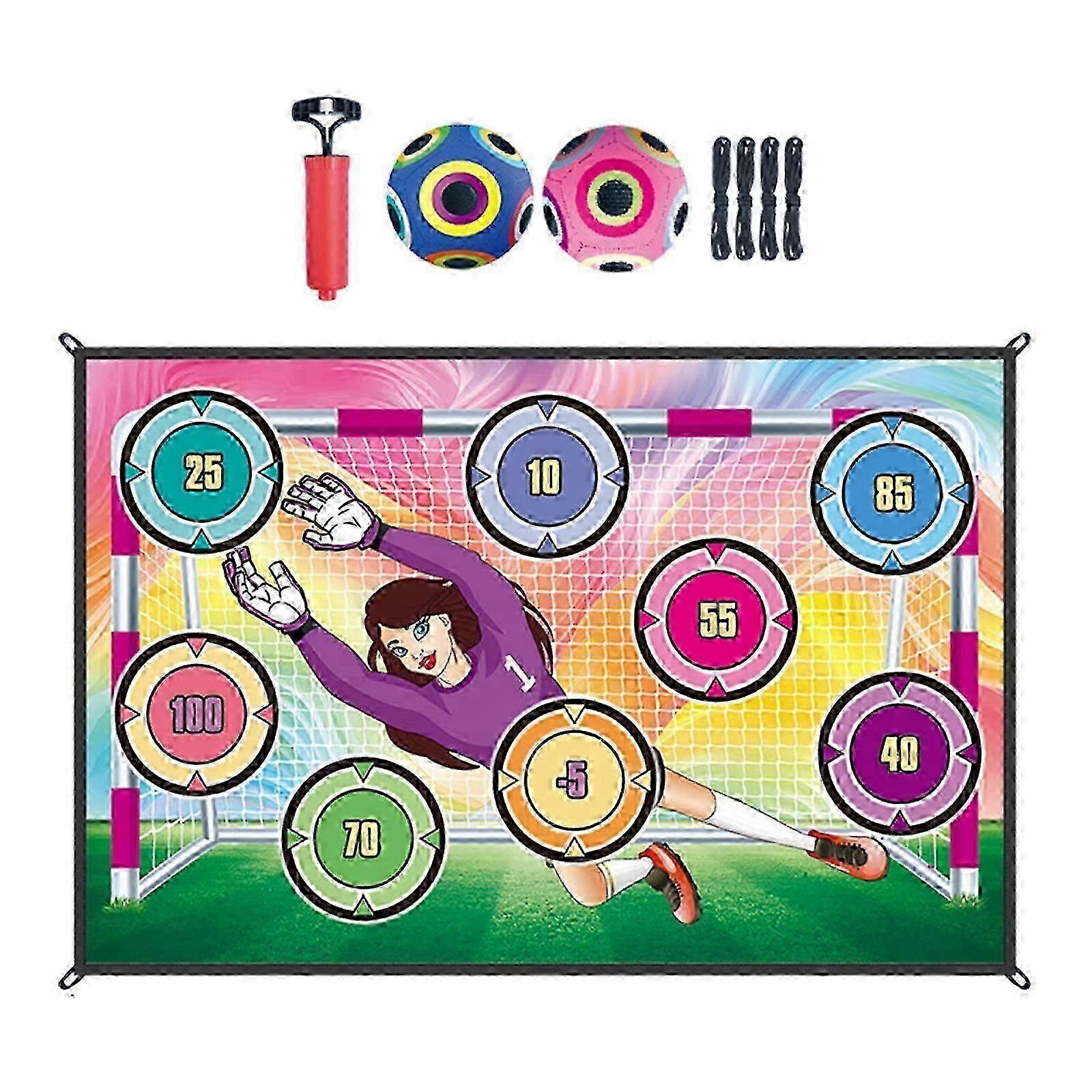 Soccer Ball Game Set Football Game Set Soccer Toys Target Toss Party Game Style A