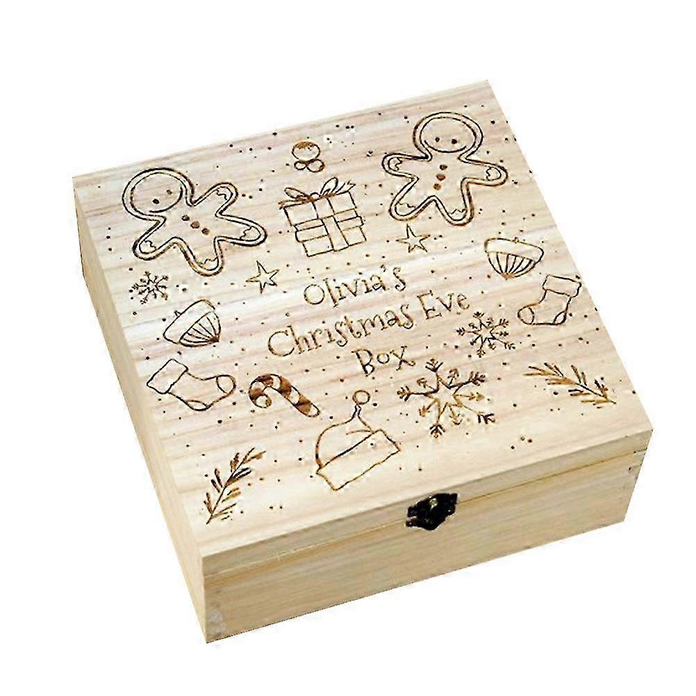 Fa ékszerdobozok Fa karácsonyi tároló doboz Karácsonyi kincsesdoboz Gyermek ékszerdoboz Fa csuklós memória