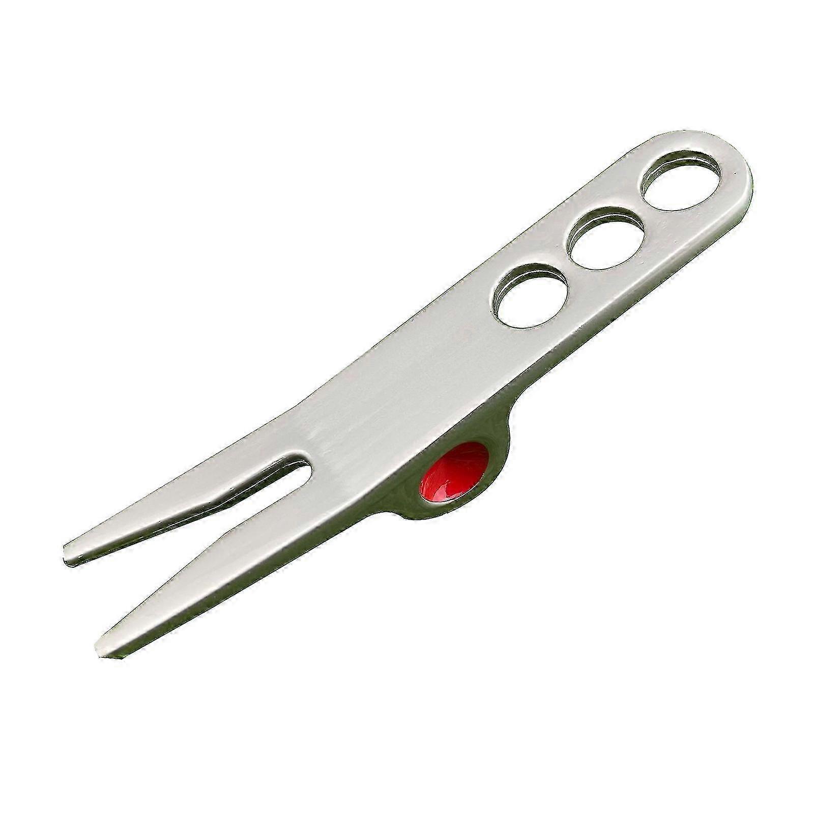Divot repair tool for Titleist with red dot design