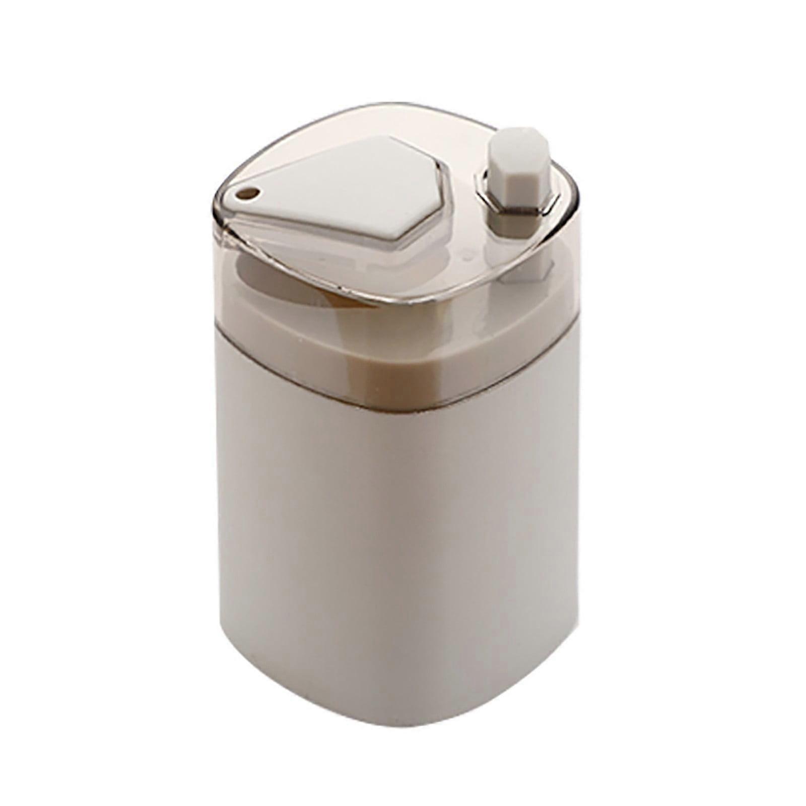 Txmfgh Creative Automatic Toothpick Box - Hygienic and Durable Design for Home and Office Use - PP Material, 5.5x8.3cm, White (1 Pack)