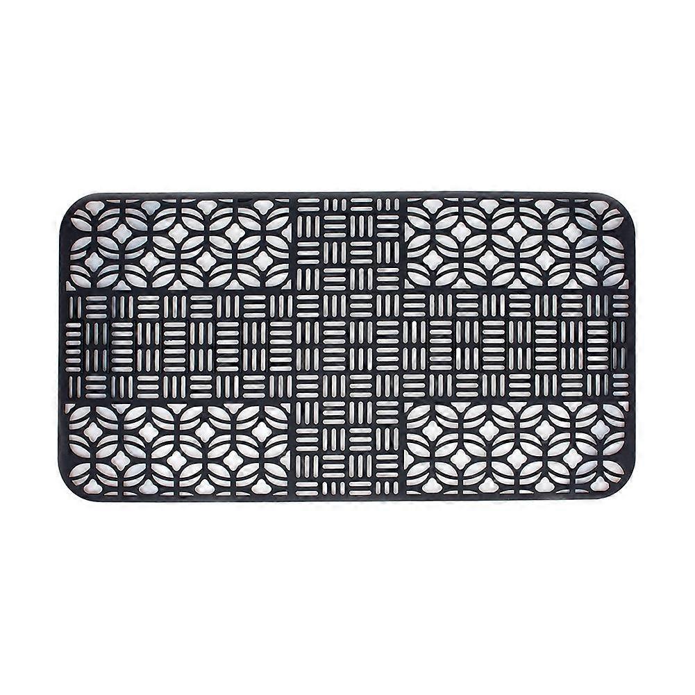 Silicone Sink Mat Cuttable Tableware Dish Drying Pad Draining Kitchen