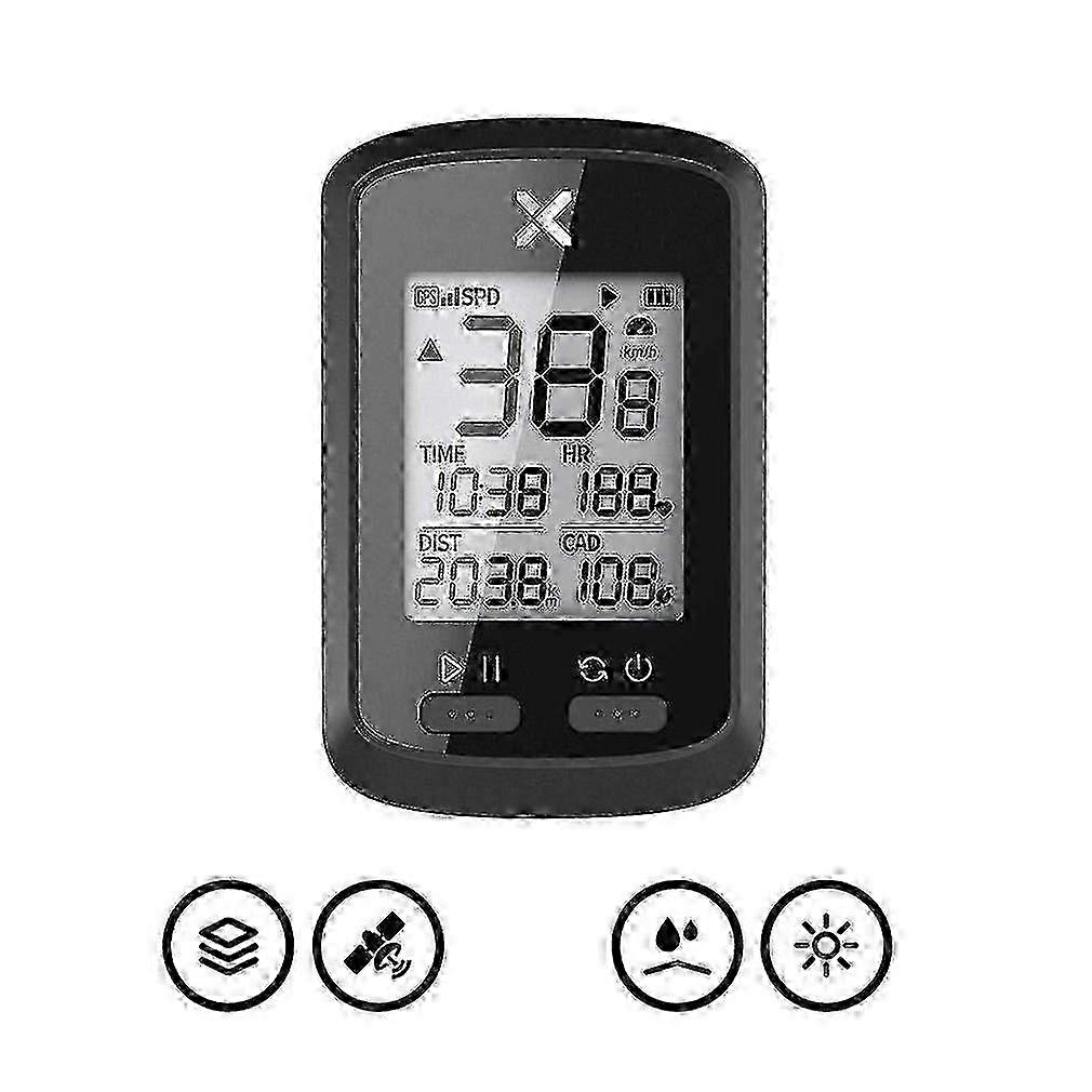 1/2PCS Bicycle Wireless Odometer Lcd Display Digital Gps Riding Wireless Odometer Bicycle Speedometer Waterproof Altitude Slope Meter_li