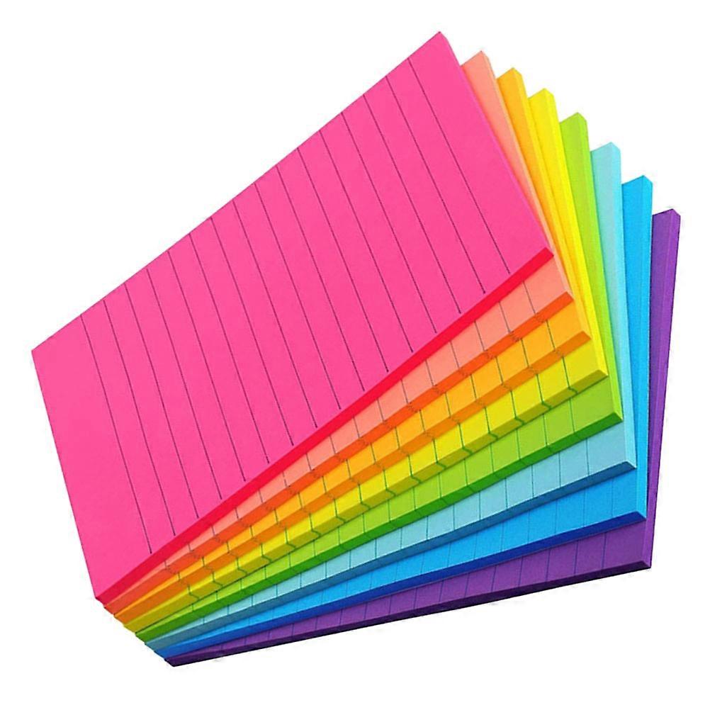 Self-Adhesive Memo Pads Sticky Tabs Note Pads for Office Use 8Pcs
