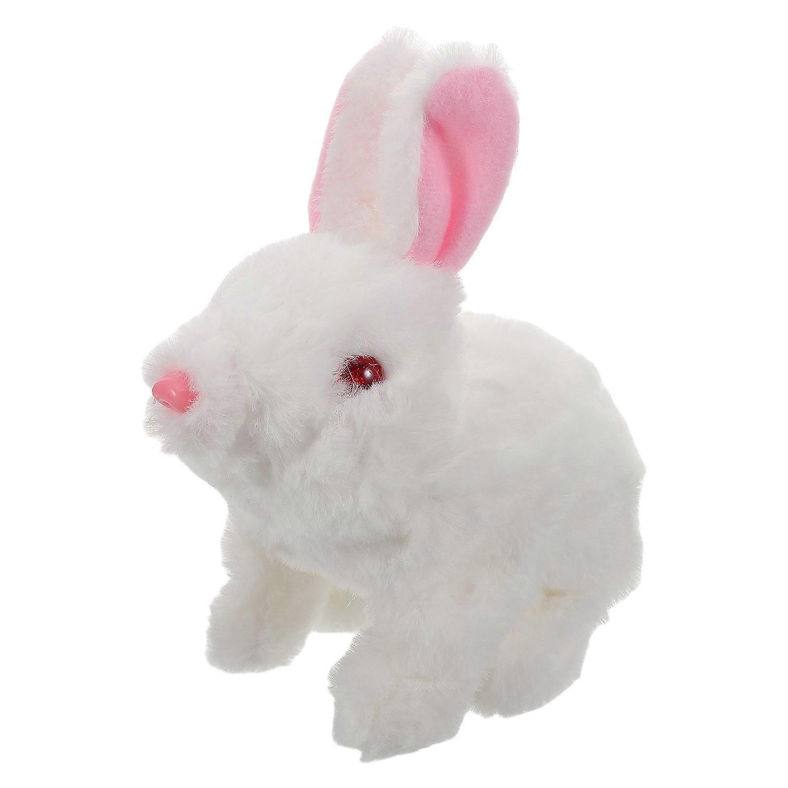 Interactive Electrical Bunny Plush Toy for Kids Walking Rabbit Plush Toy