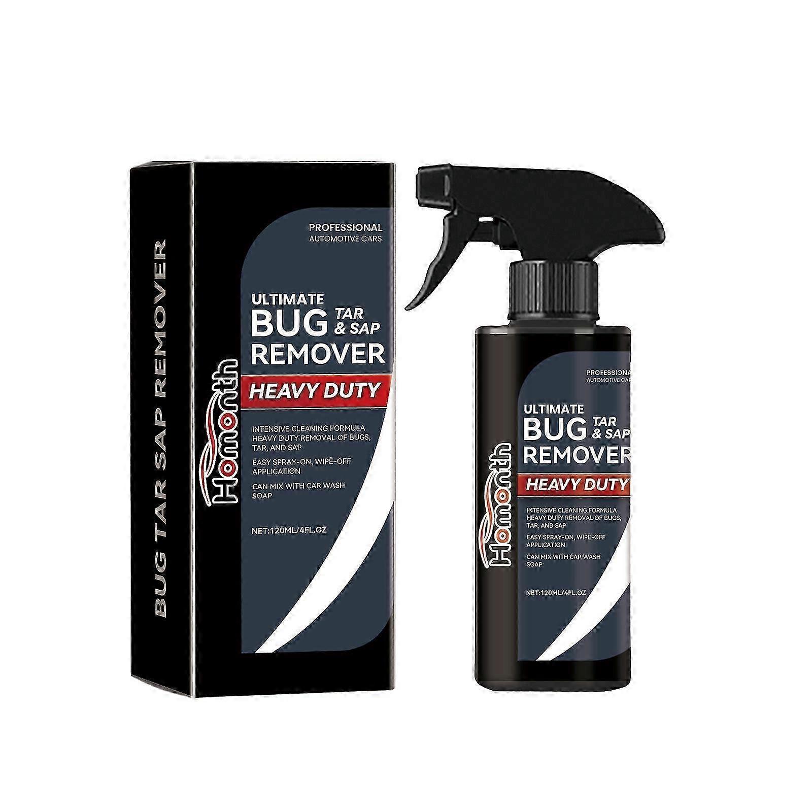 MultiFunctional Car Cleaning Spray  Removes Resin, Tar  Insect Stains from Exterior, Windows  Lights  Easy 23 Minute Application  120ml Compact