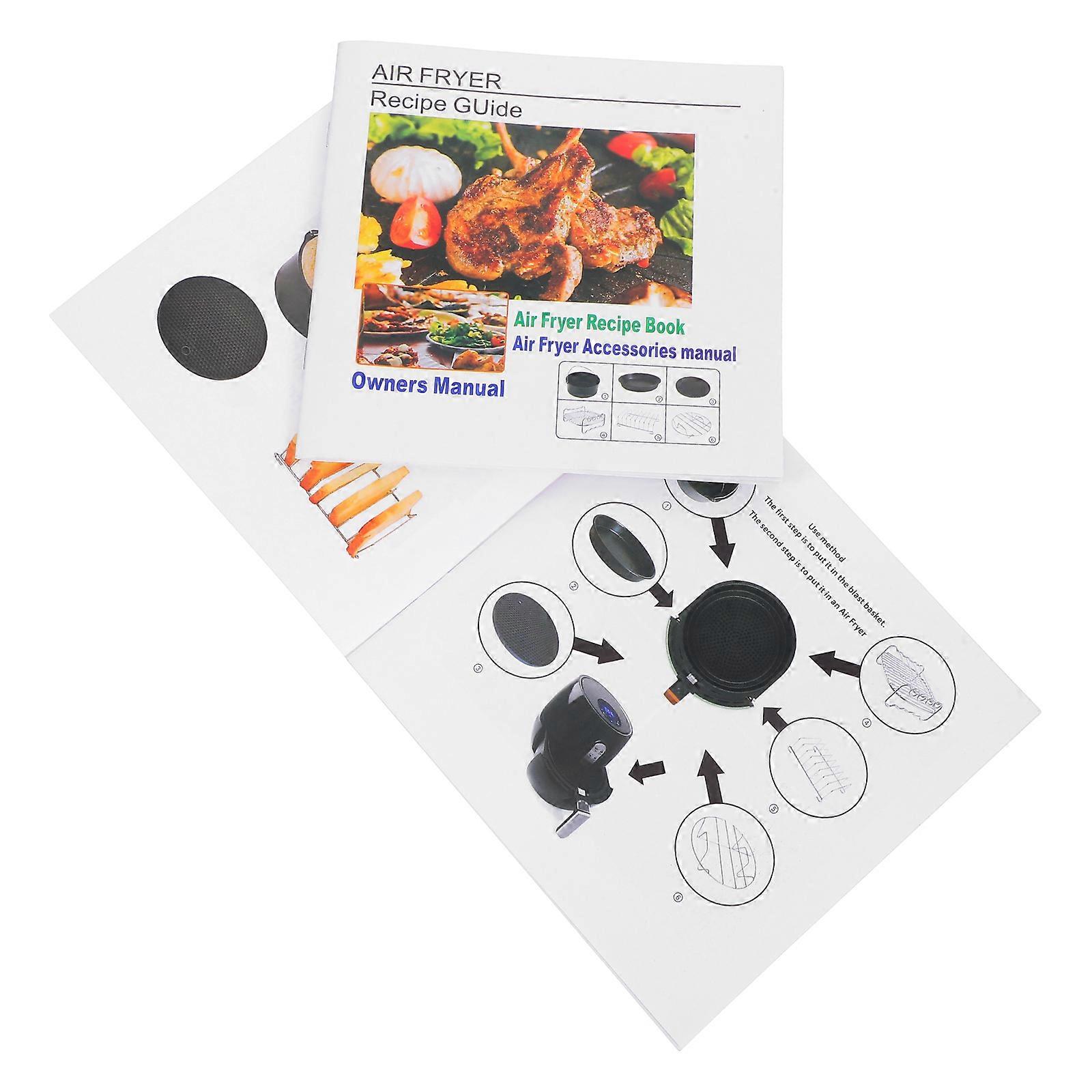 Air Fryer Cookbook for Beginner Featuring Delicious Recipes and Cooking Guide 2Pcs