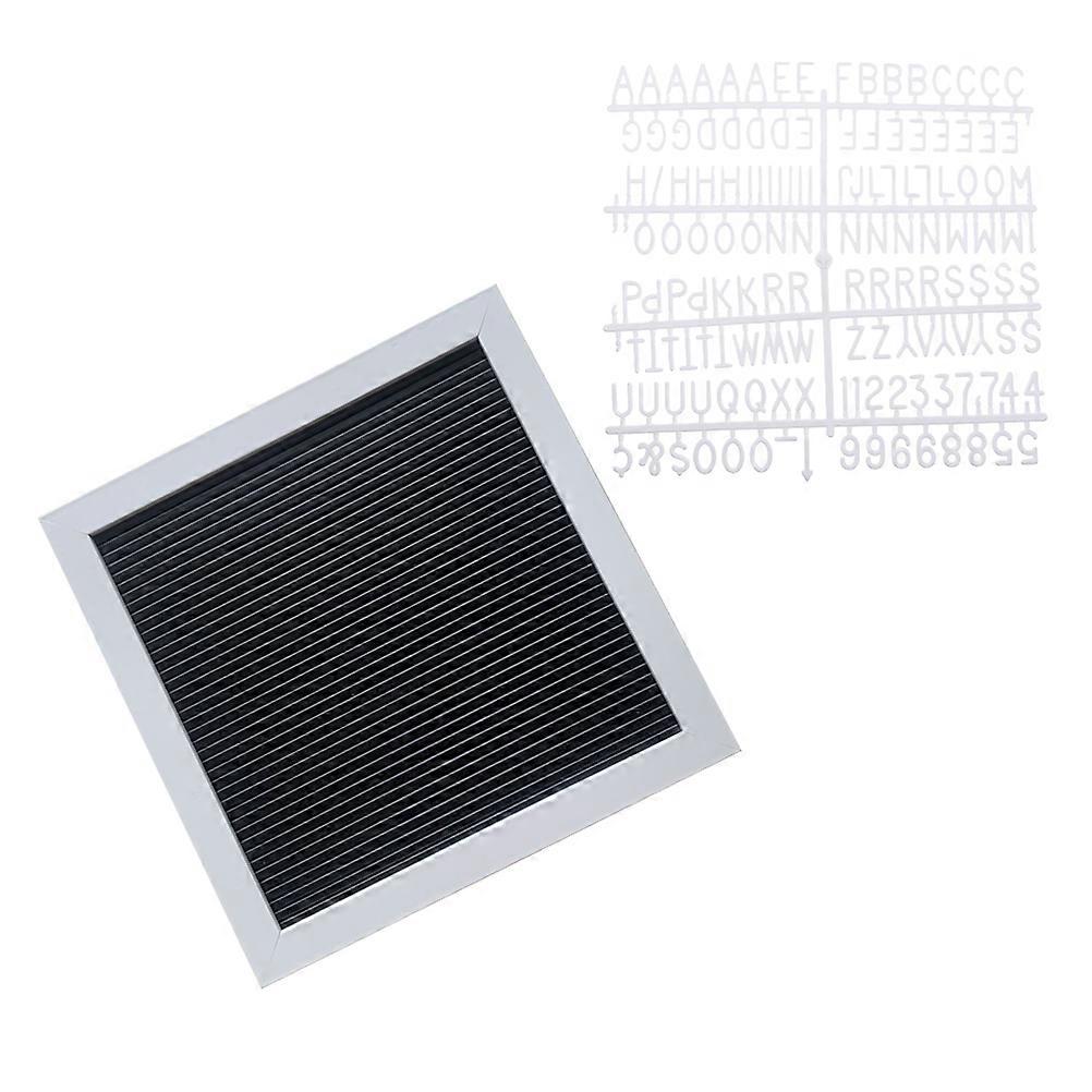 Rustic Wood Letter Board for Home Use with Removable Letters