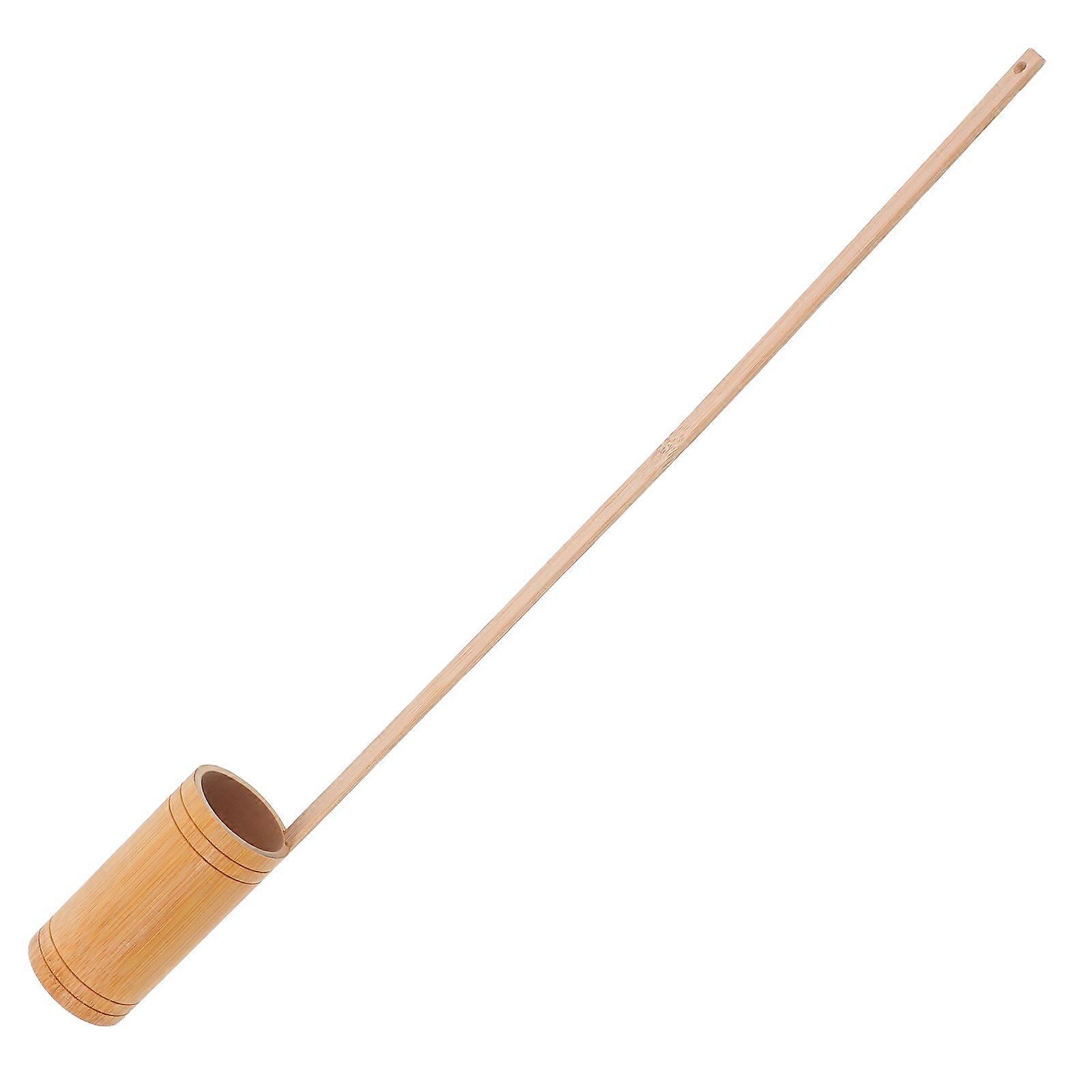 Bamboo Wine Scoop Tool for Kitchen Wine Serving with Small Handle Ladle