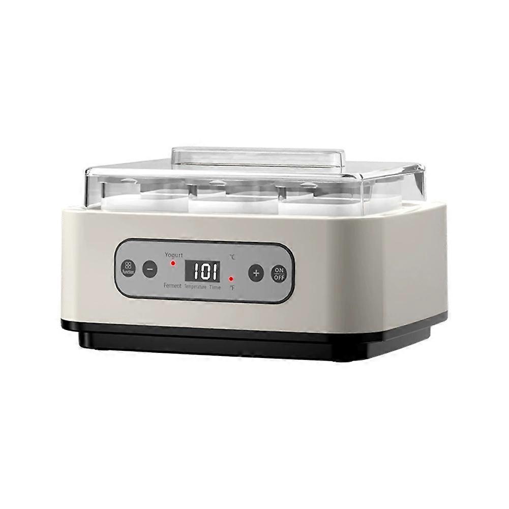 Automatic Yogurt Maker Adjustable Time & Temp Control Mini Electric Yogurt Maker Natto Rice Wine Ferment Machine UK Plug