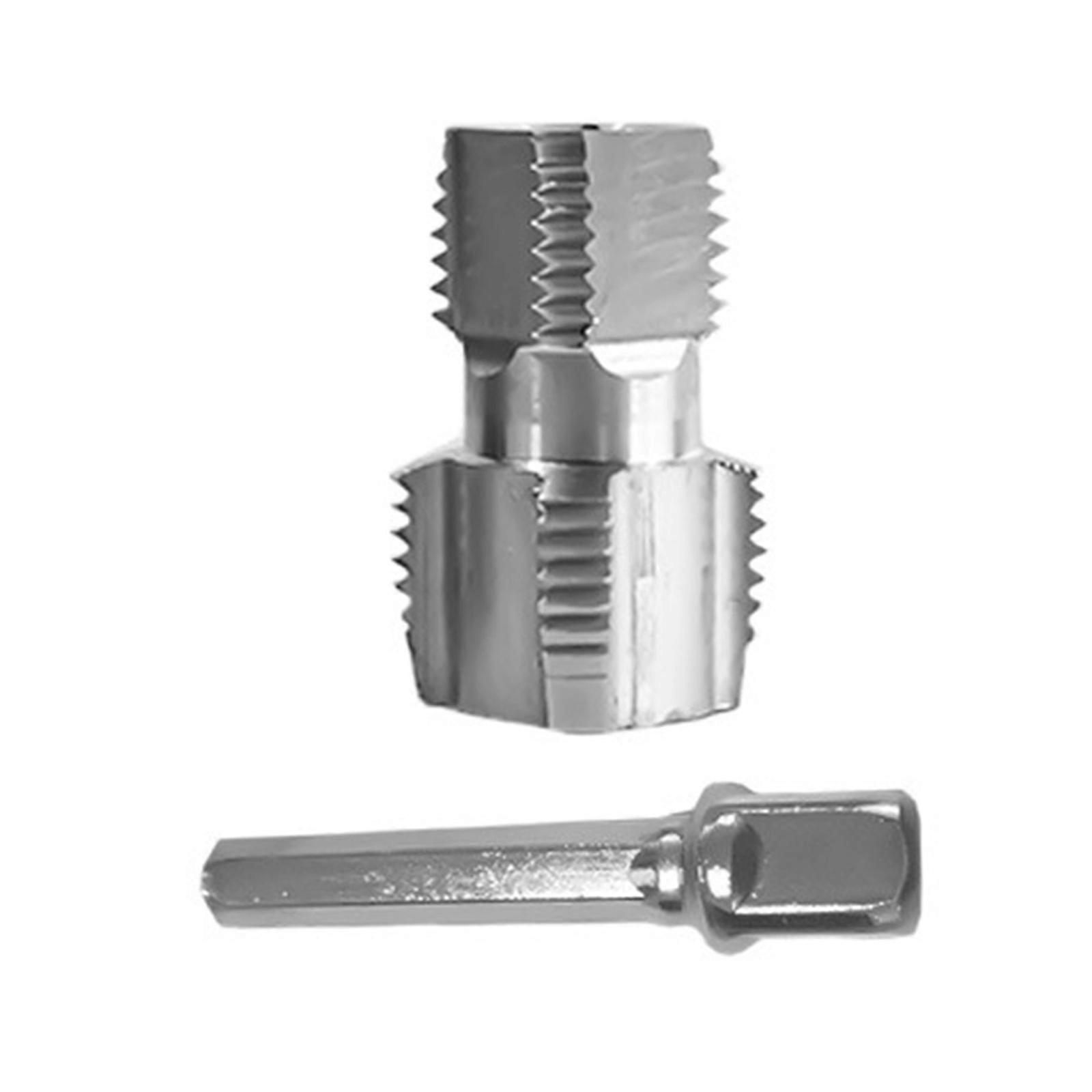 Electric Drill Pvc Pipe Threader PVC Thread Maker Tool PVC Thread Maker Tool for Electric Drill Water Pipe Screw Tool Multicolor