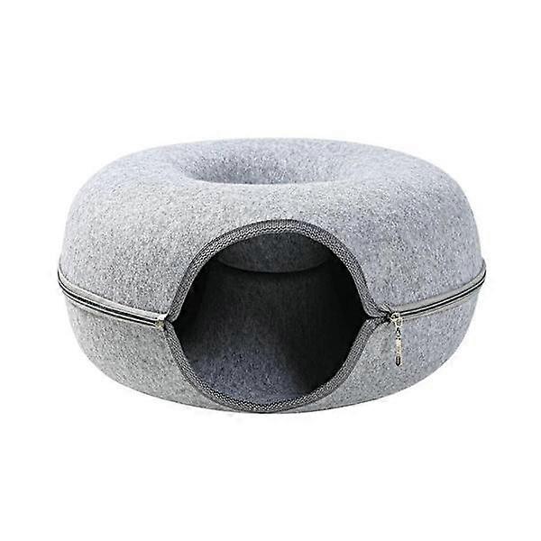 Cat loft, Cat tunnel Donut LIGHT GREY Light grey