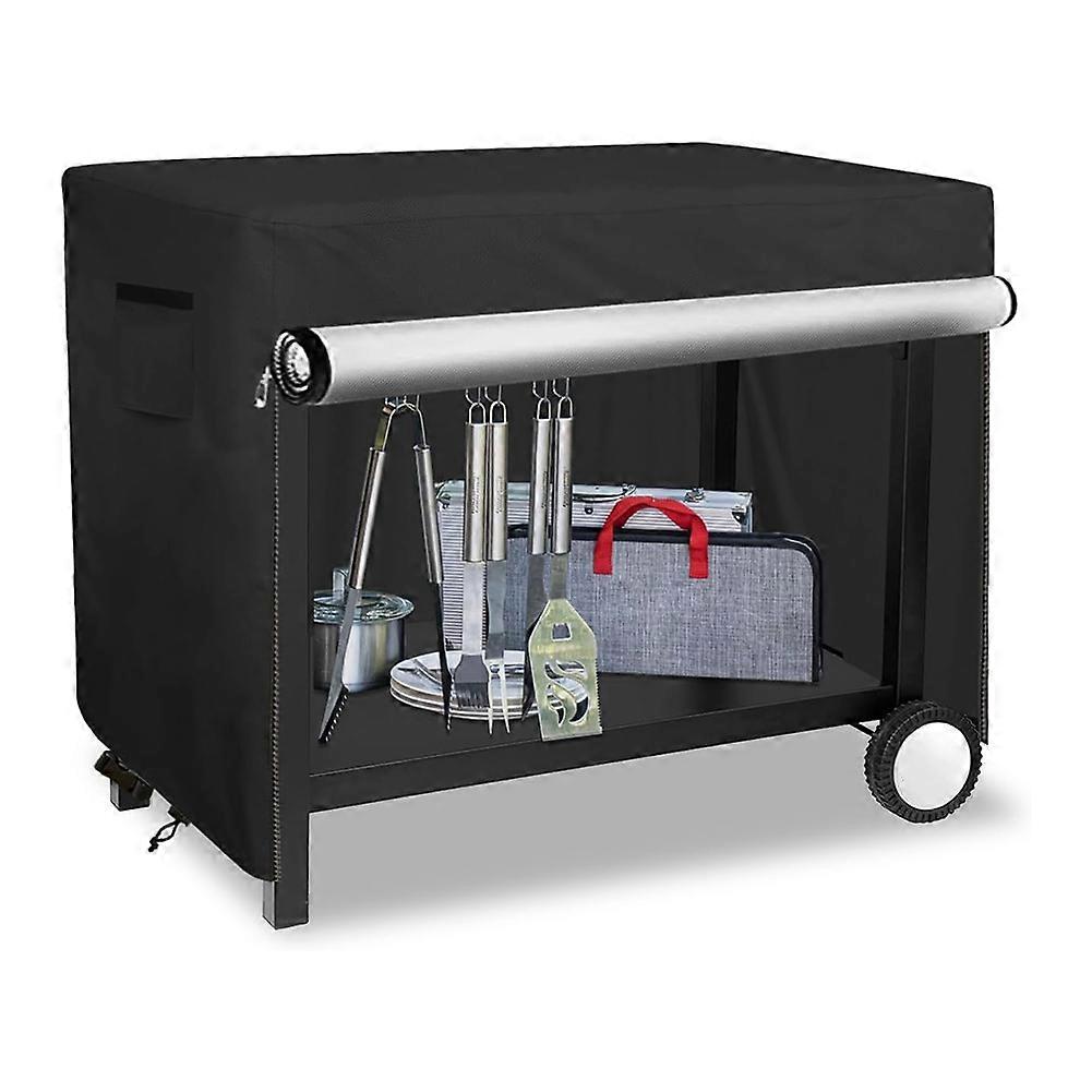 Outdoor Prep Table Cover with Split Zipper, for Patio Table