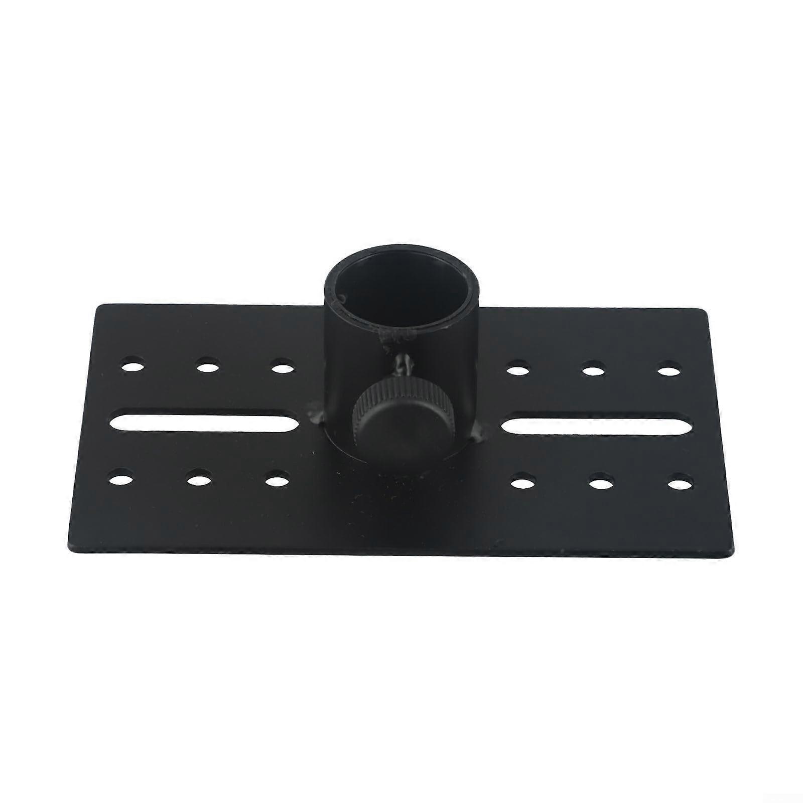 Rotatable 35mm Metal Mount Tripod Pole Speaker Stand Adapter  Cap For DJ/PA Speakers, Sturdy Build, Adjustable Angle