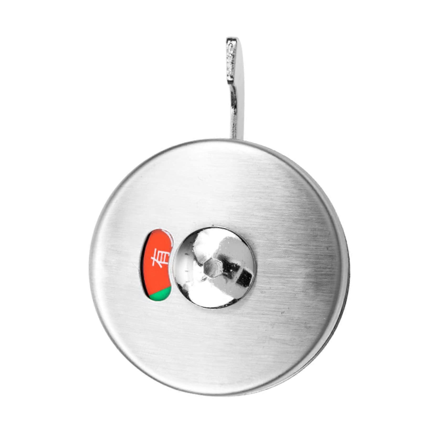 Bathroom Indicator Lock with Clear Red Green Privacy Display for Public Restroom and Toilet Doors