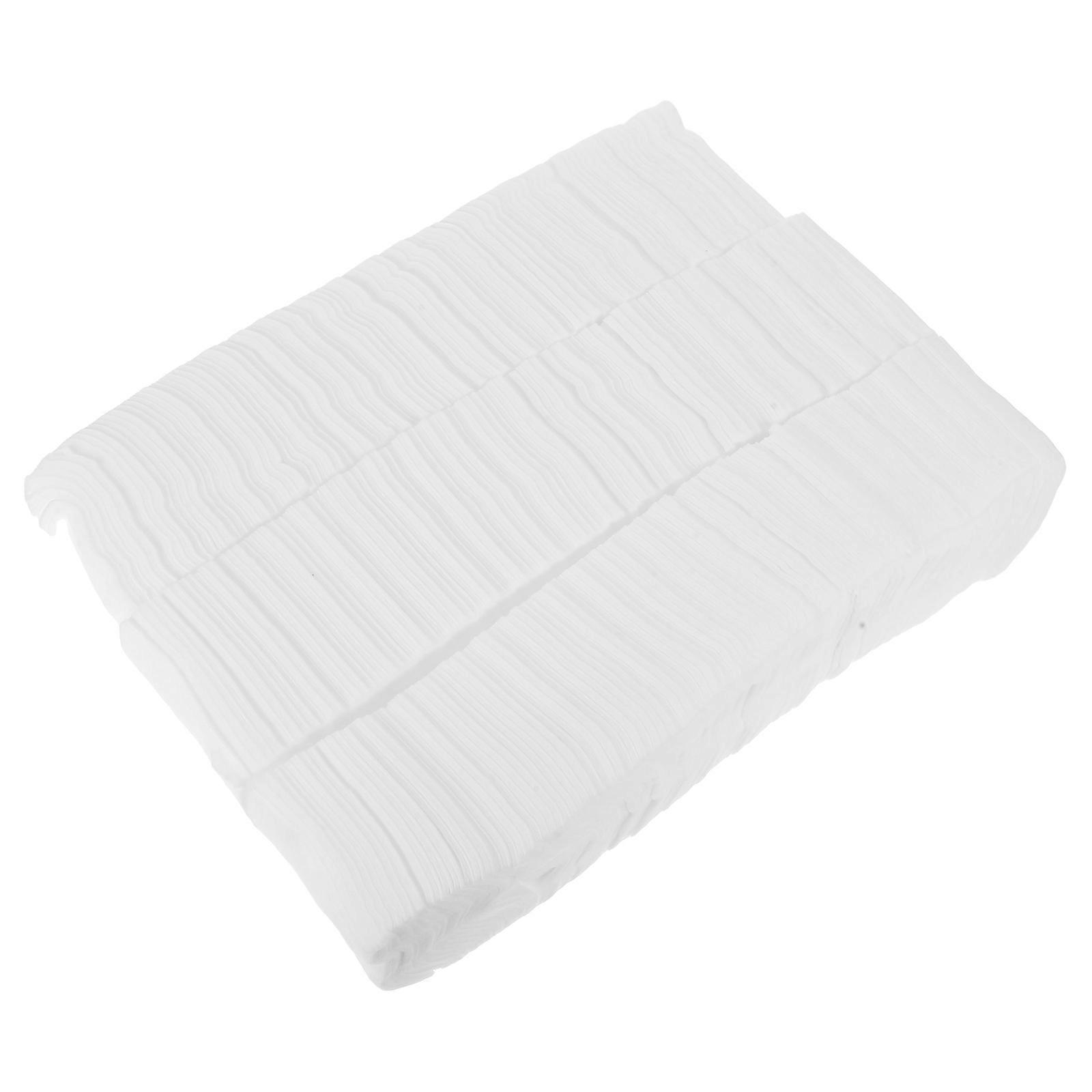 Makeup Remover Cotton Pads 500Pcs Double-Layer Thickened Soft White Cotton