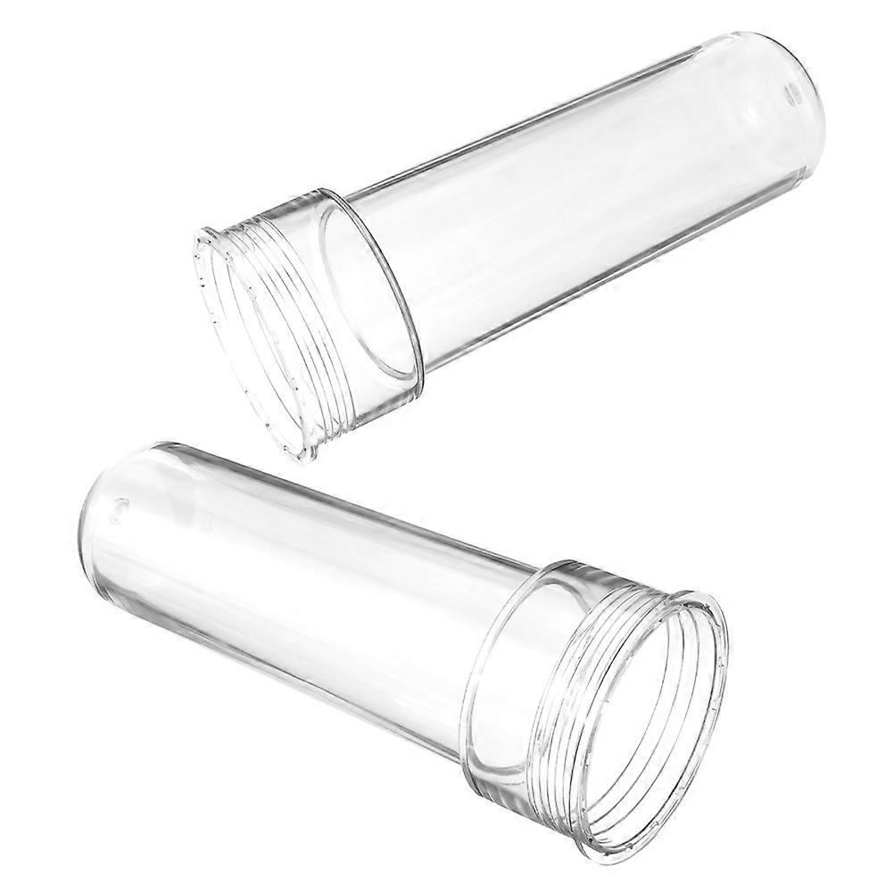 Reusable Plastic Ice Cubes for Beer Towers Transparent Cooling Rods with Freezable Tube Stick 2pcs