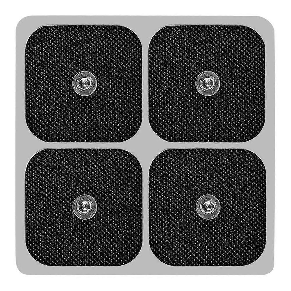 12PCS 5cmxcm Snap Self-Adhesive Electrode Patch for Compx Muscle Stimulators Massage Electrode Self-Adhesive Pad