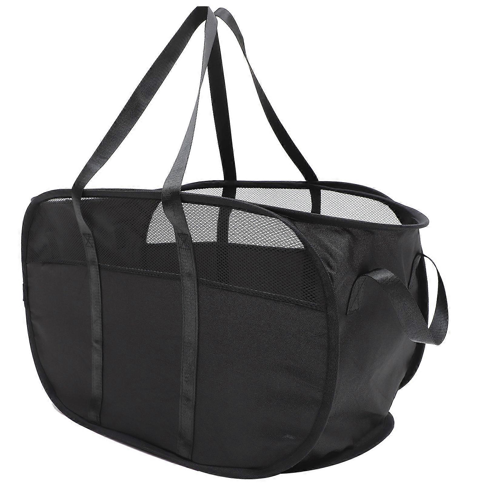 Foldable Laundry Hamper Clothes Storage Rectangular Cationic Cloth Portable Home Use 1Set