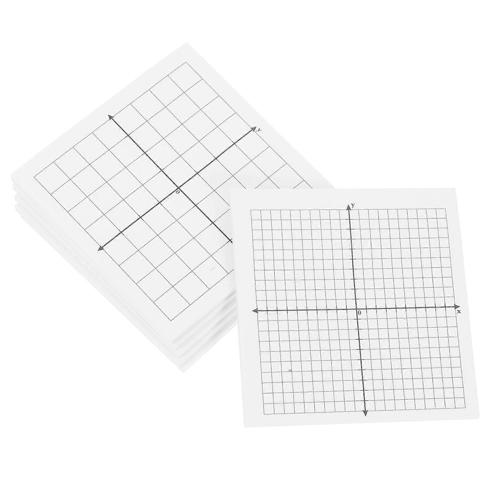 White Grid Sticky Notepads Paper for Office Use 12Pcs Graph Paper Notes
