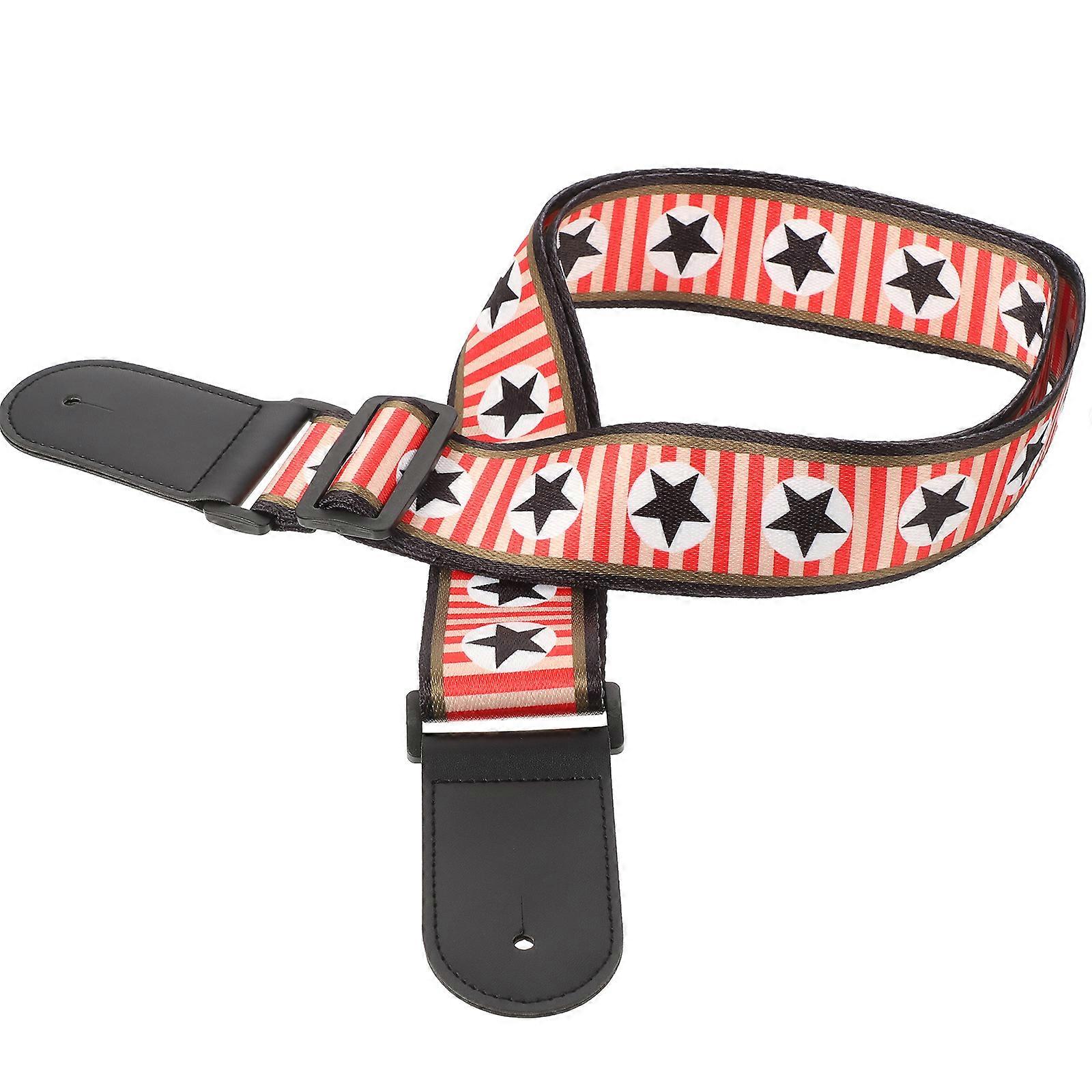 Personalized Guitar Strap for Ukulele Use DirtResistant Polyester Various Colors Adjustable