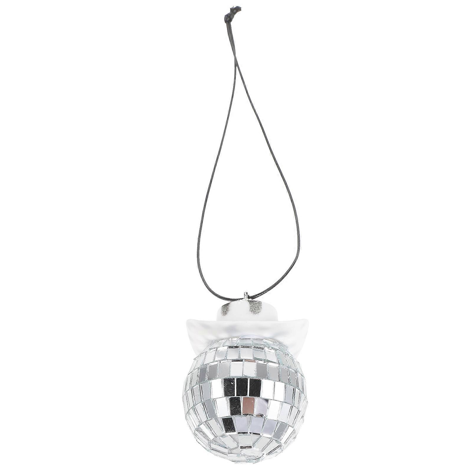 Silver Mirror Disco Ball Hanging Decorative Disco Ball for Party